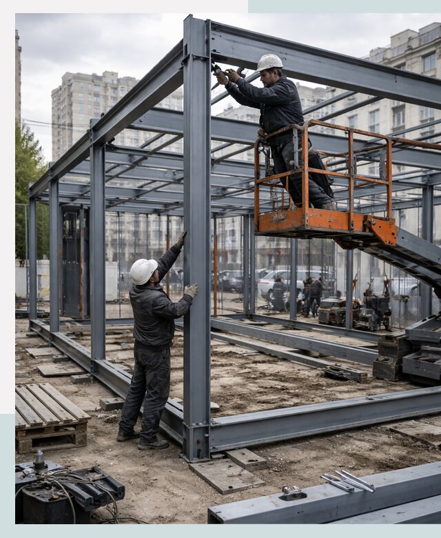 Строительство и монтаж торговых павильонов под ключ в Пятигорске